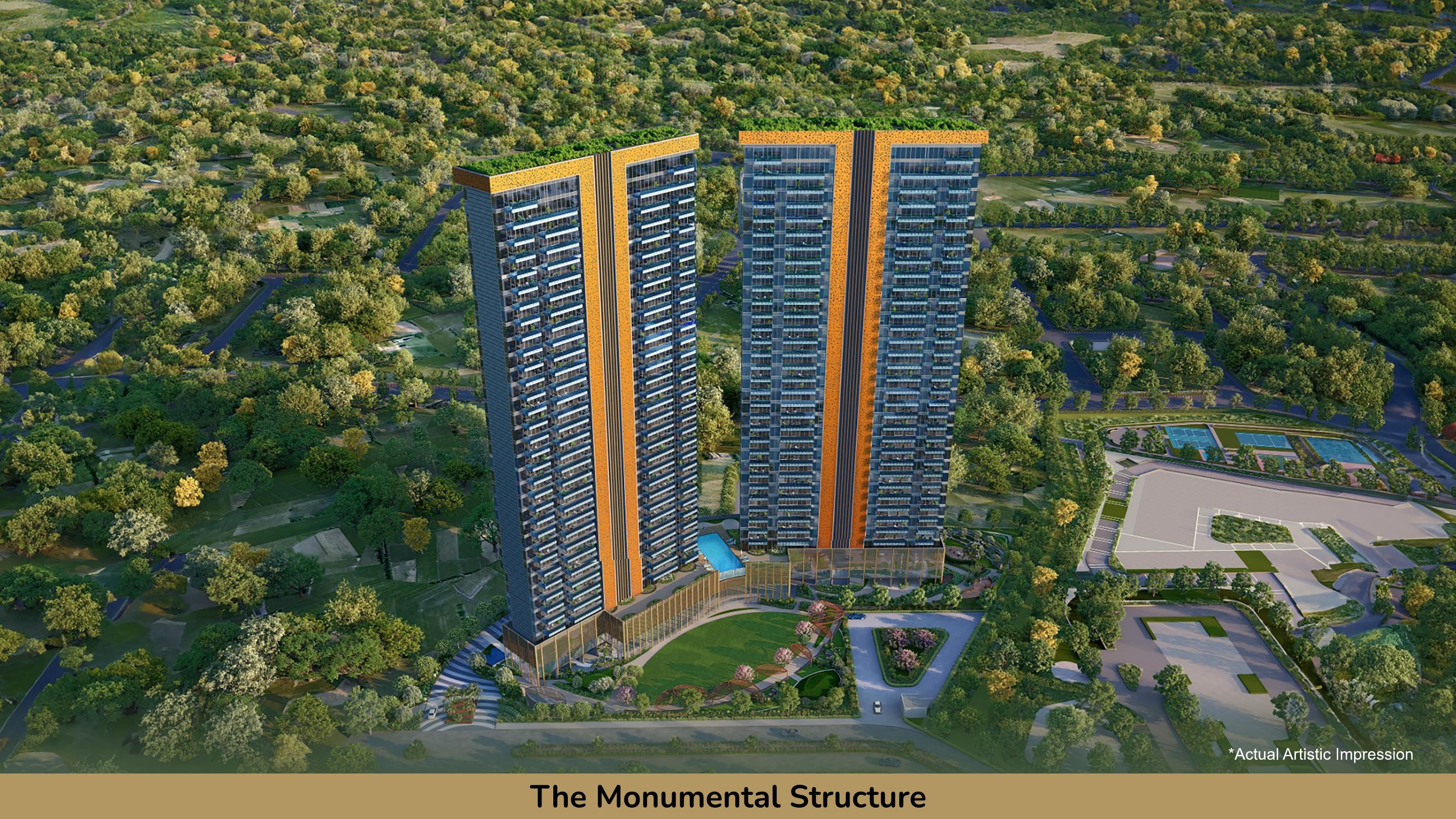 The Manor — Majestic Facade at Dusk